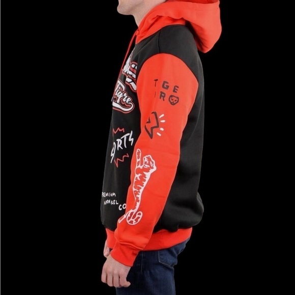 Le Tigre Men’s Premium Apparel Company Fleece Pullover Hoodie Size M NWT - Picture 3 of 16